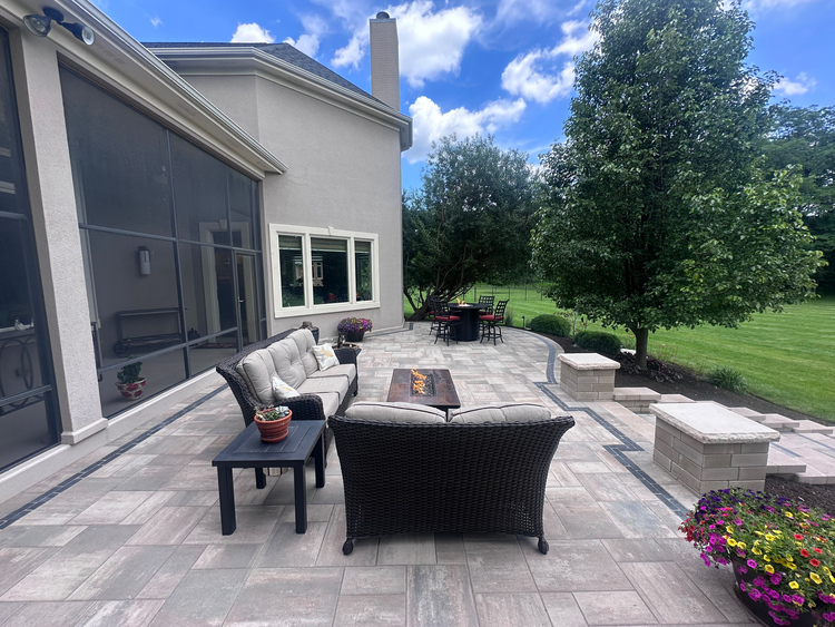 The Ultimate Backyard Refresh with Modern Hardscaping Made for Dining and Relaxing