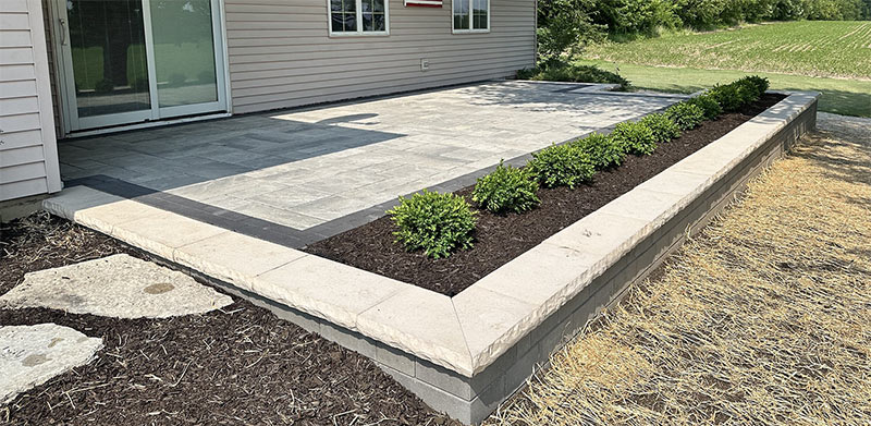 Transforming an Old Deck into a Spacious Modern Paver Patio