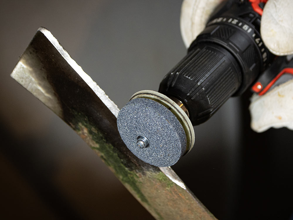 Take advantage of the time to sharpen your tools and maintain your power equipment.